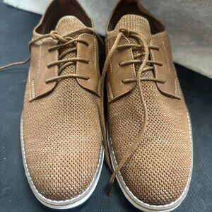 Boys’s Mesh & Leather Lace-Up Loafers – Size 6 (Brand New)